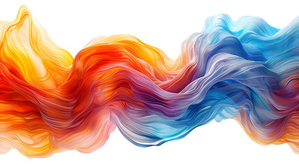 Abstract Colorful Waves Background.