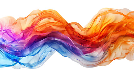 Abstract Colorful Swirls Background.