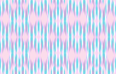 Design Textile ikat wave abstract geometric ikat, design ikat vector for background, wallpaper, carpet, wrapping, fabric, textile fashion wearing.