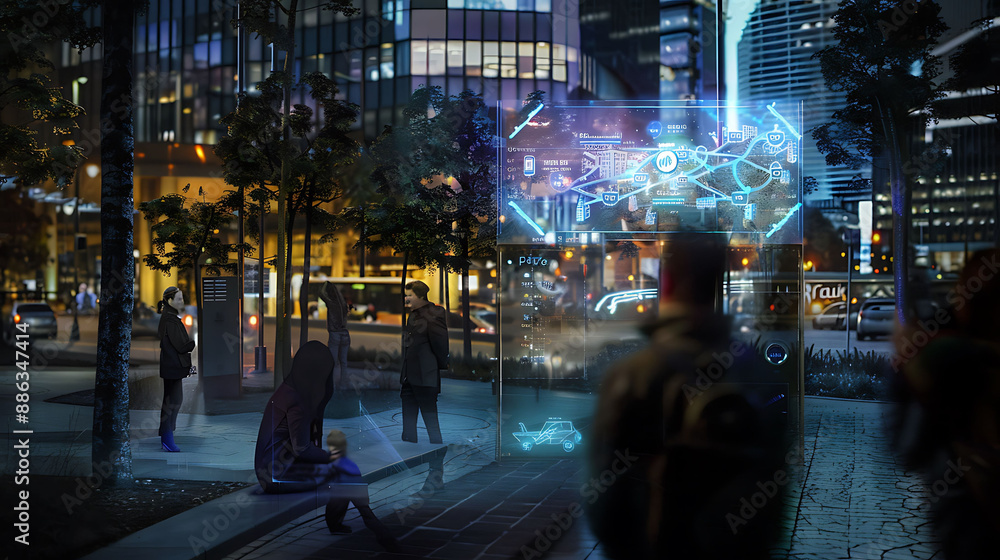 Poster holographic interface: revolutionizing interaction and user experience
