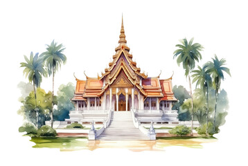 Fototapeta premium PNG Temple architecture building pagoda.