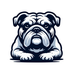 dog vector logo.