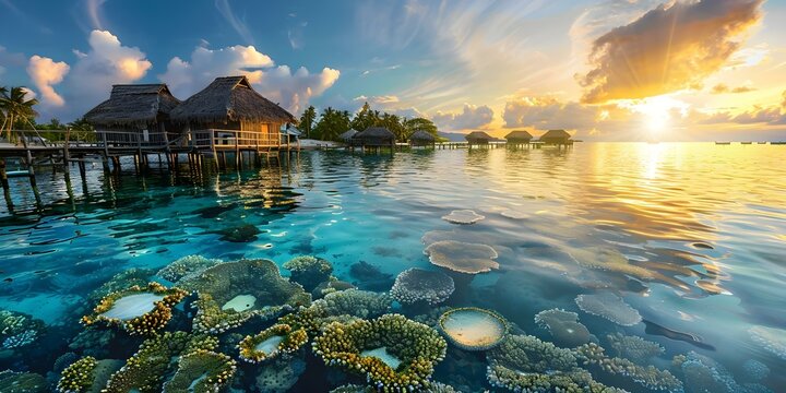 Pearl Farm in Rangiroa Atoll, French Polynesia A Mother of Pearl Haven. Concept Luxury Travel, Remote Island Getaway, Exotic Destinations, Tropical Paradise, Ocean Adventures