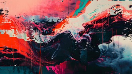 Distorted and glitched abstract visuals, perfect for edgy and avant-garde designs.