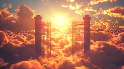 Obraz premium The Gate To Heaven - Afterlife