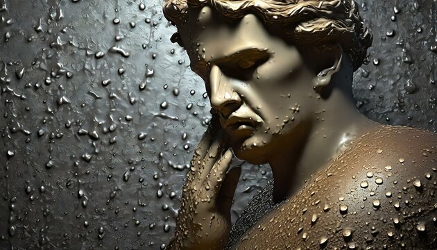 thinking statue
