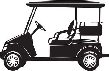 golf cart silhouette