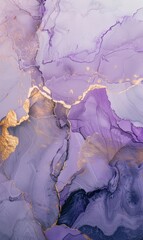 abstract painting, grey and mauve background with gold foil accents, muted colors, watercolor, aerial view, soft edges