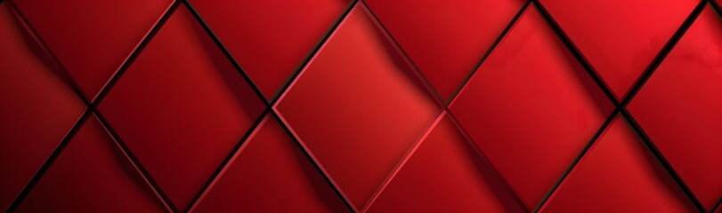 Abstract Red Diamond Pattern Background
