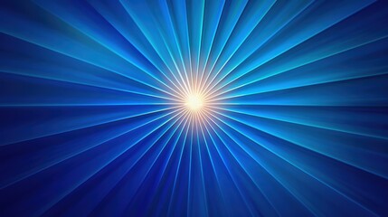 Blue anime abstract, concentric dynamic elements.