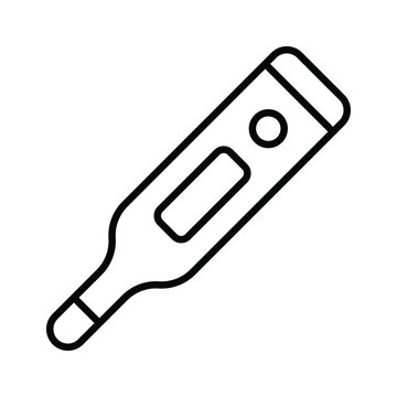 recommend clip art: Thermometer in modern style, temperature measuring gauge