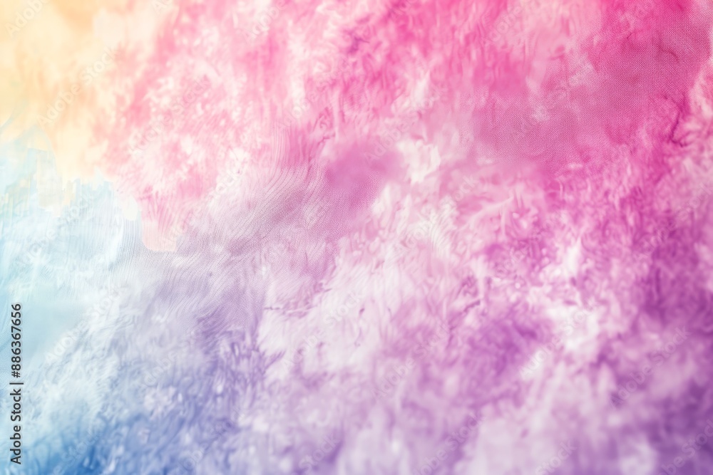 Poster creating a pastel tie dye background using watercolor techniques with soft blending for artistic pro