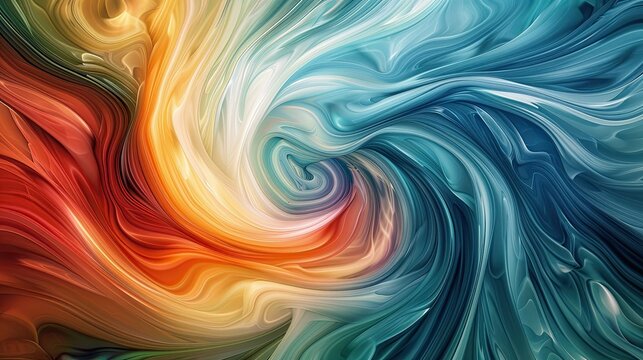 Abstract artwork of swirling colors and shapes, evoking the dynamic and unpredictable nature of life's freedom