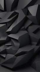 Fototapeta premium Black background. Minimal 3d shelf. Room in the 3d. For backdrop,wallpaper,background. Space for text. vector background.