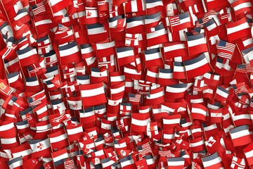 Fototapeta premium Hanseatic Republics Flag background