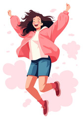 Fototapeta premium PNG Shorts adult excitement creativity.