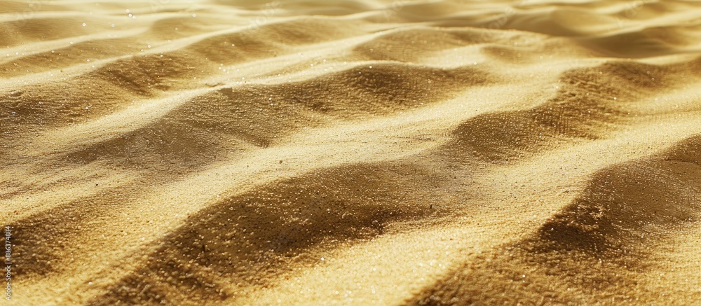 Aufkleber Sand s texture adds visual interest in a copy space image