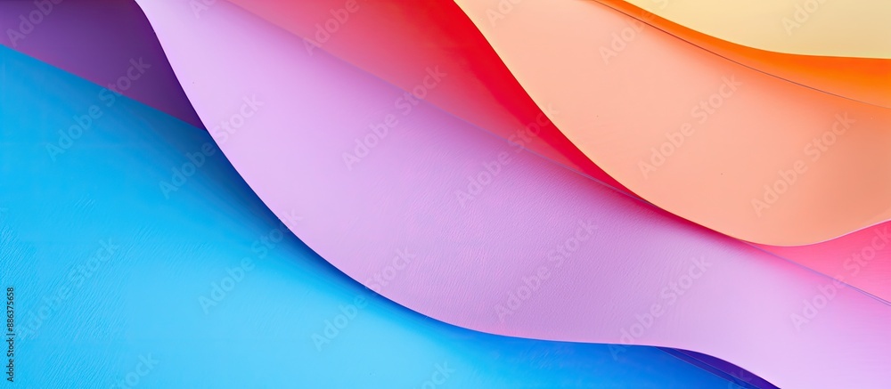 Aufkleber colorful background featuring an empty sheet for design work perfect for a copy space image