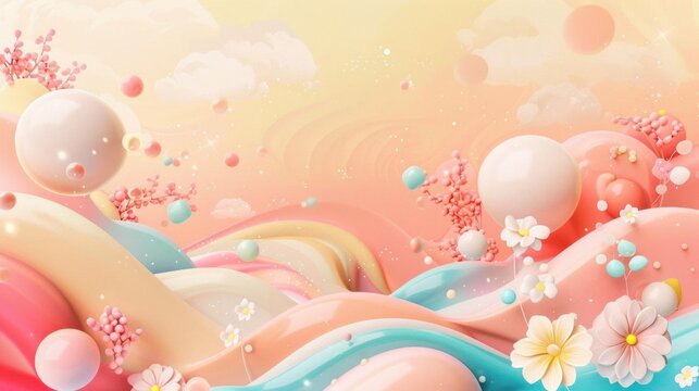 Whimsical Water World. A colorful and playful underwater pattern