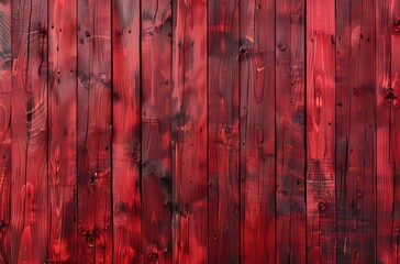 Red Wooden Plank Texture Background
