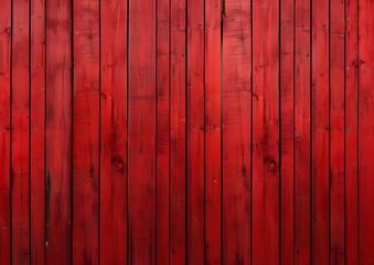 Red Wooden Wall Plank Background Texture
