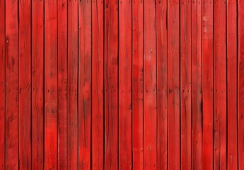Seamless Red Wooden Wall Background Texture