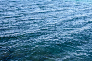 Rippled surface of seawater, full frame