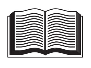 Education logo vector silhouette black color education icon white background