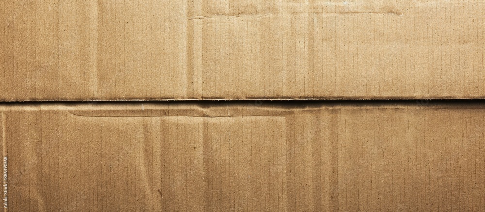 Poster old paper box surface pattern provides a brown cardboard paper texture background with copy space im