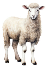 Fototapeta premium PNG A farm sheep livestock animal mammal.