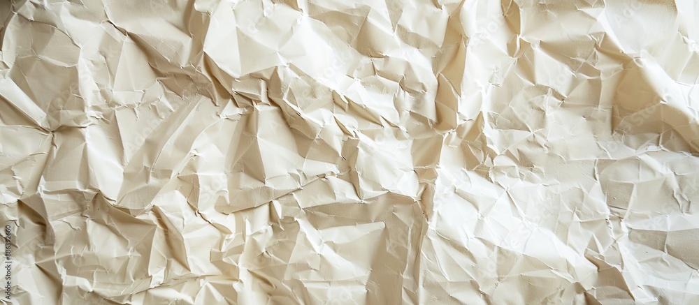 Poster texture of crumpled paper adds a unique aesthetic to your design with a copy space image.