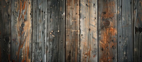 Fototapeta premium Photo of a rustic wood texture background providing copy space image.