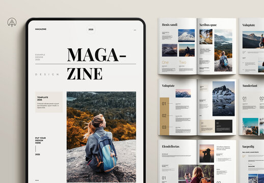 Minimal Magazine Template