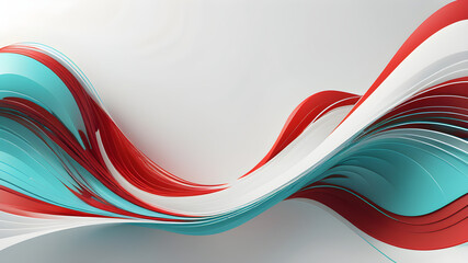 abstract white teal red wave having space for text ,banner poster web header backdrop design ,wallpaper