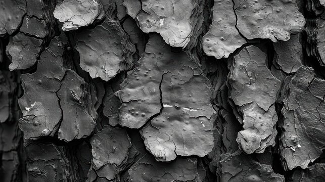 Close-up photograph of beech tree bark, 32k resolution, highlighting the smooth and gray surface. 