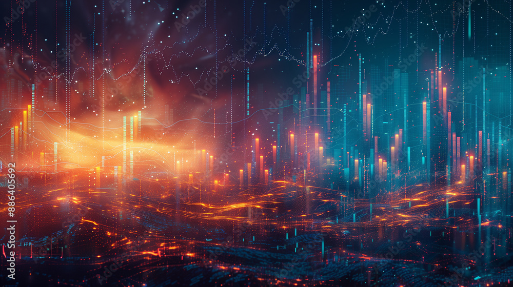 Wall mural data flow in 3d mapping