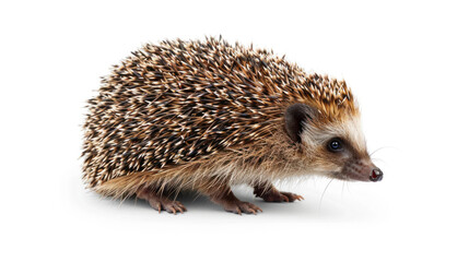 hedgehog isolated on white background