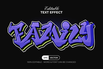 Family Text Effect Graffiti Style. Editable Text Effect.