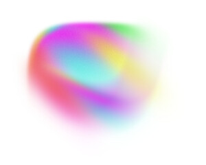 Rainbow colors Blur gradient shape