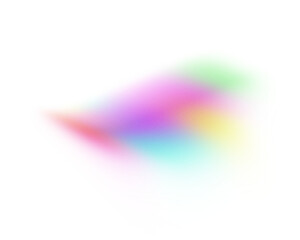 Rainbow colors Blur gradient shape