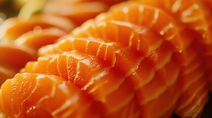Detailed Texture of Fresh Salmon