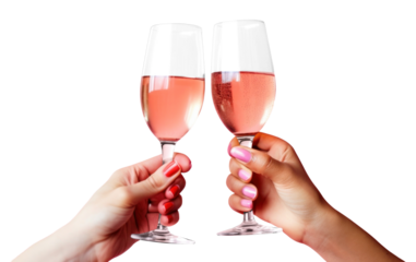 PNG Raising a toast glass champagne drink.