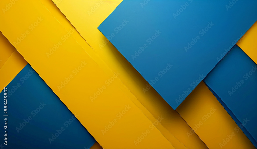 Poster background with geometric shapes for business presentation, flat design style, vector graphics