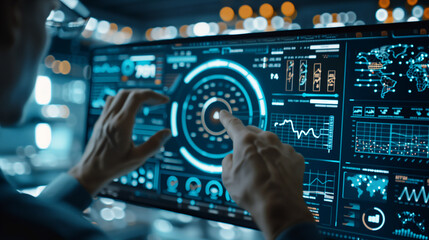Predictive Finance: AI-Powered Financial Forecasting Tool in a Modern 16:9 Business Environment