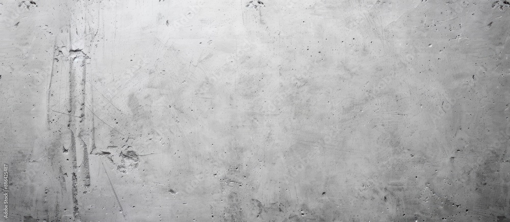 Poster gray background with copy space image of a blank sheet of paper