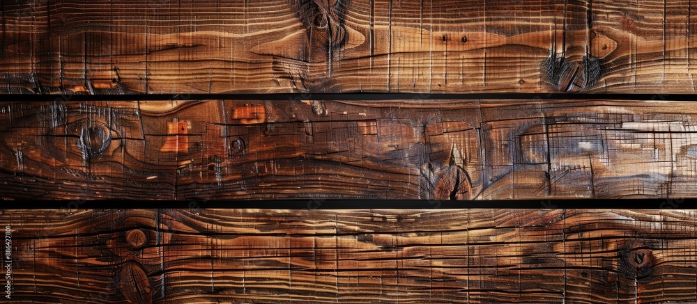 Poster Background with a wooden texture providing copy space image