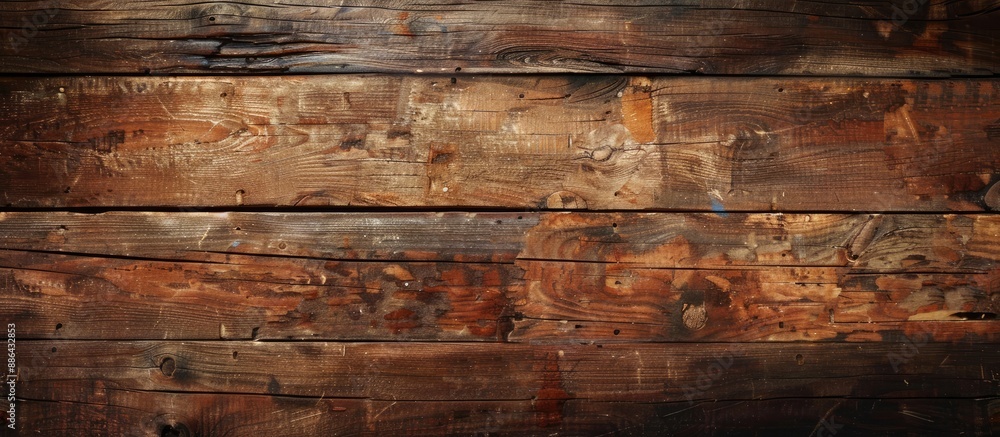 Poster background featuring a textured wooden surface ideal for use with copy space images