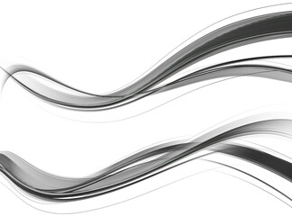 Fototapeta premium Abstract Gold Brown Wave Design Element. Glowing Smooth Wavy Line