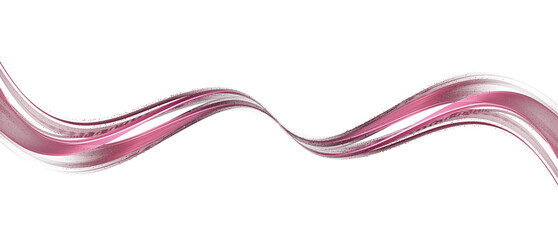 Abstract Gold Brown Wave Design Element. Glowing Smooth Wavy Line