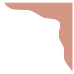 Separators shapes and frame for website. Wave and triangular dividers for Top or Bottom Page. Frame of header